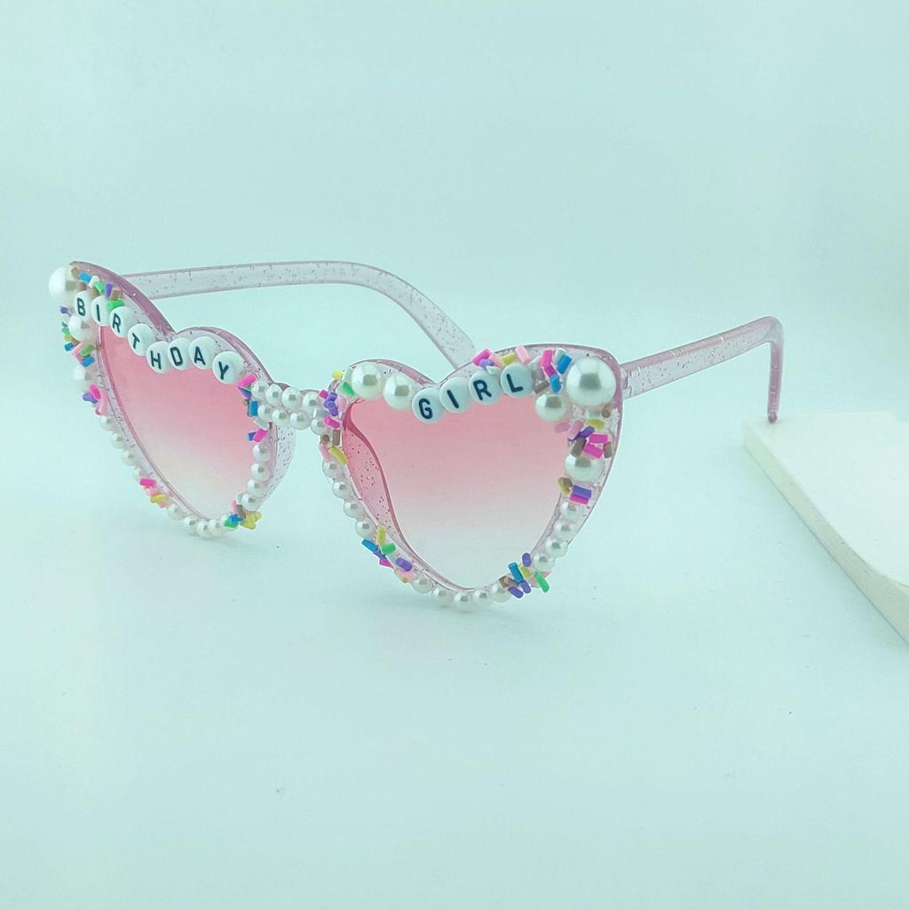 2024 Trendy Pearl Bride Sunglasses for Women's Weddings & Birthday Parties - Euro-American Style