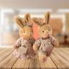PP Cotton Korean Style Key Buckle Rabbit Pendant Plush Doll Key Chain Women Key Holder Bear Pendant