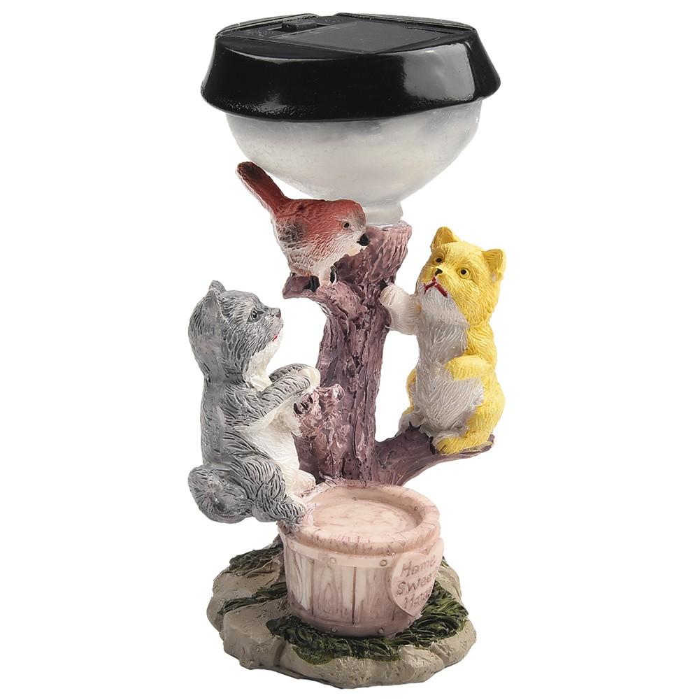 12*6*6cm Garden Decoration Animal Shaped Resin Solar