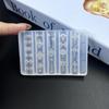 1/6Pcs 3D Silicone Nail Art Mold Retro Flower Vine Chinese Knot Transparent Reusable Nail Carving Stencil For Diy Manicure