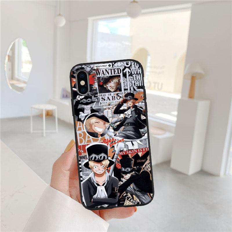 FM42 One Piece Sabo Soft Shell Phone Case for Redmi Note 8 9 Pro Max 9S 9T 9C NFC 8T 8A 10A A4