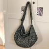 Y2K Trendy Travel Shoulder Bags Tote Bag Summer Women's Bag Leopard Print Canvas Crossbody Bag Female Student Handbags