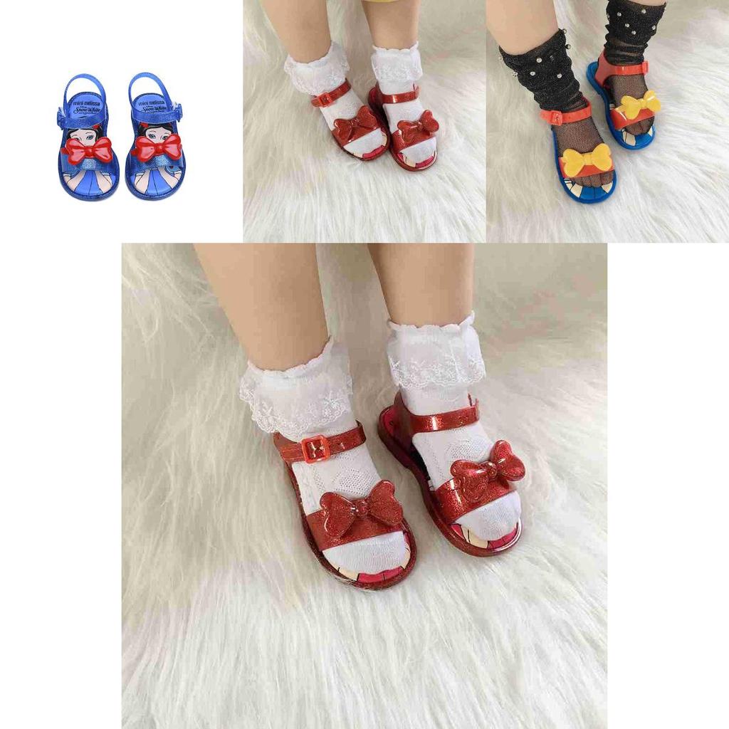 Urocze Mini Melissa Sandały Dziecięce Królewna Śnieżka z Czarującym Motywem Księżniczki