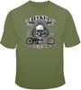 Lucky 7 Biker Spade T Shirt Choose Style, Size, Color Skull Biker Tee 10319