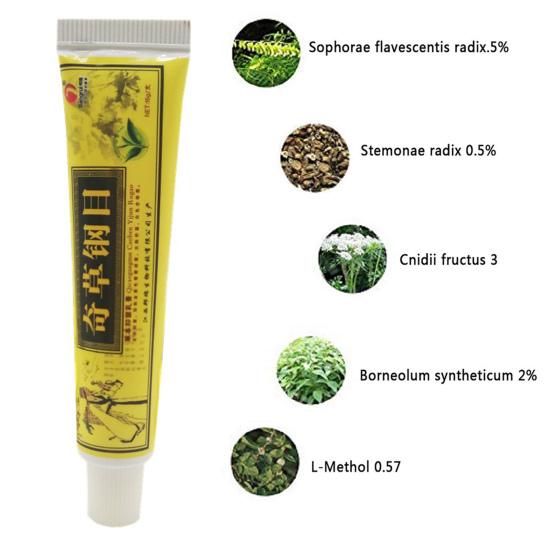3 Pcs Cream Effective Odorless Lightweight Eczema Dermatitis Chinese Herbal Cream for Daily