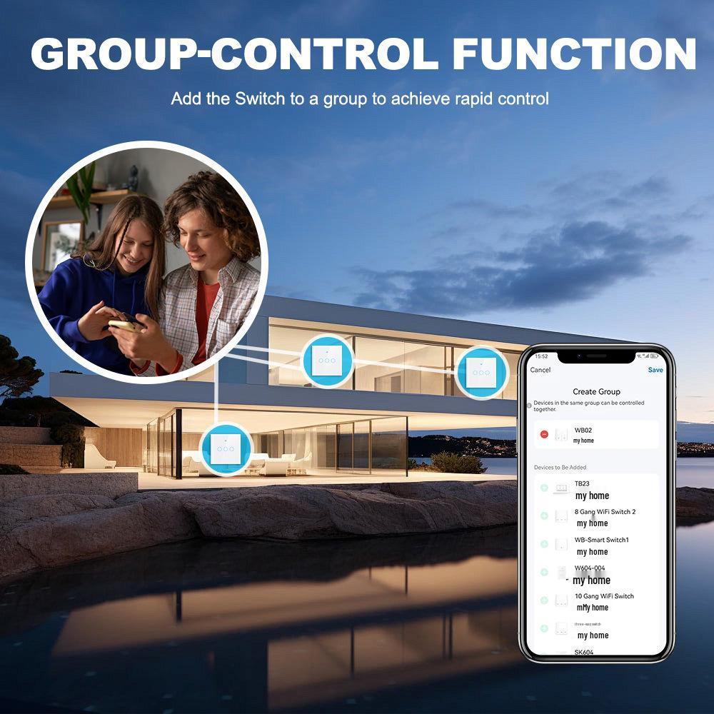 Graffiti Smart WiFi Wall Switch with App & Alexa Voice Control