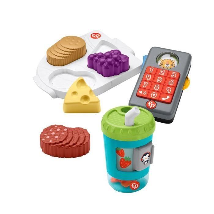 Coffret jouets d'éveil Fisher-Price - Téléphone, puzzle et gobelet - Dès 12 mois