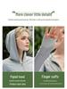 Women's UPF50+ Ice Silk Hooded Sunscreen Jacket - Summer Sports Outdoor Anti-UV Protection Top