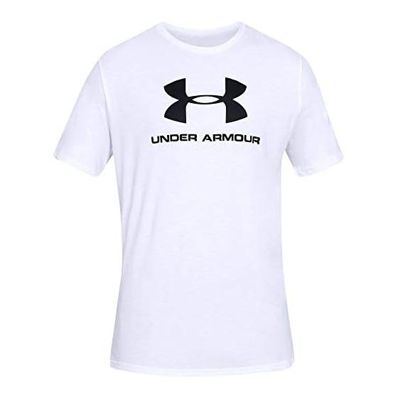 UNDER ARMOR Training T-Shirt UA Sports Style Logo Short Sleeve Men's