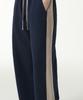 MUSINSA STANDARD WOMAN Women'S Side Panel Lounge Sweatpants [Navy/Grayish Beige]