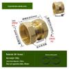 Copper Union with Inner/Outer Threads, Double Inner Thread Water Heater Connector Tee/Elbow Nipple, 46mm & 1" Thread, Different Diameters.