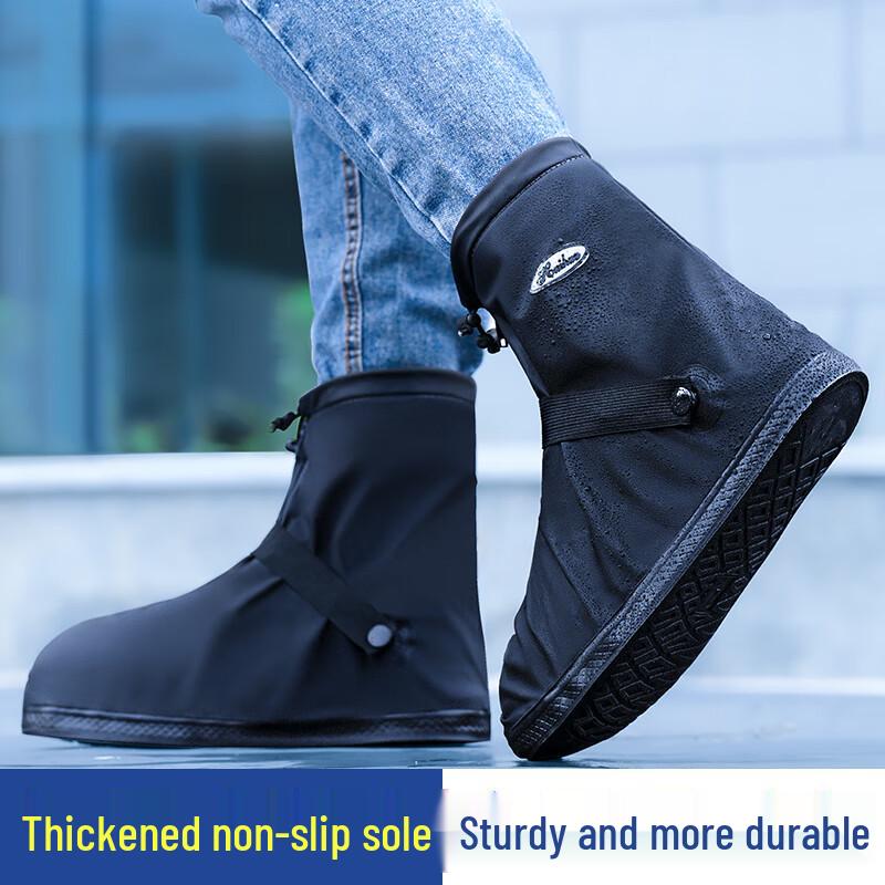 JAJALIN Waterproof Non-slip Reusable Shoe Covers