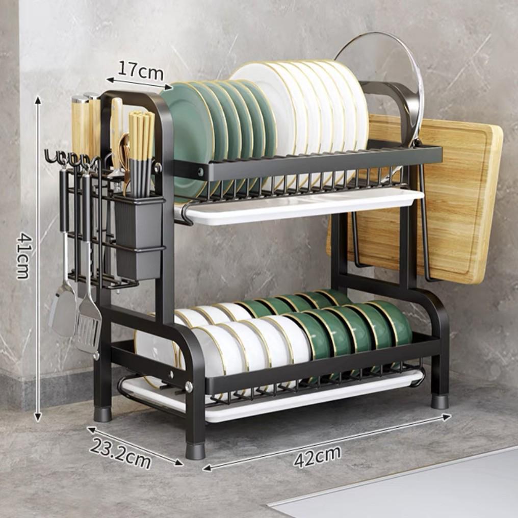 Multi-functional Kitchen Dish Rack & Drying Shelf