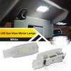 2PCS 12V LED Interior Sun Visor Vanity Mirror Lamps Reading Light For VW Passat B5 B6 B7 1998-2015 CC 2008-2017 Polo 2005-2020