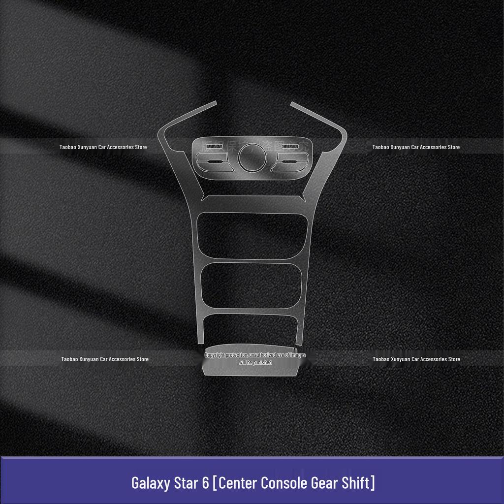 Geely Galaxy Starry 6 Console & Screen Protection Film