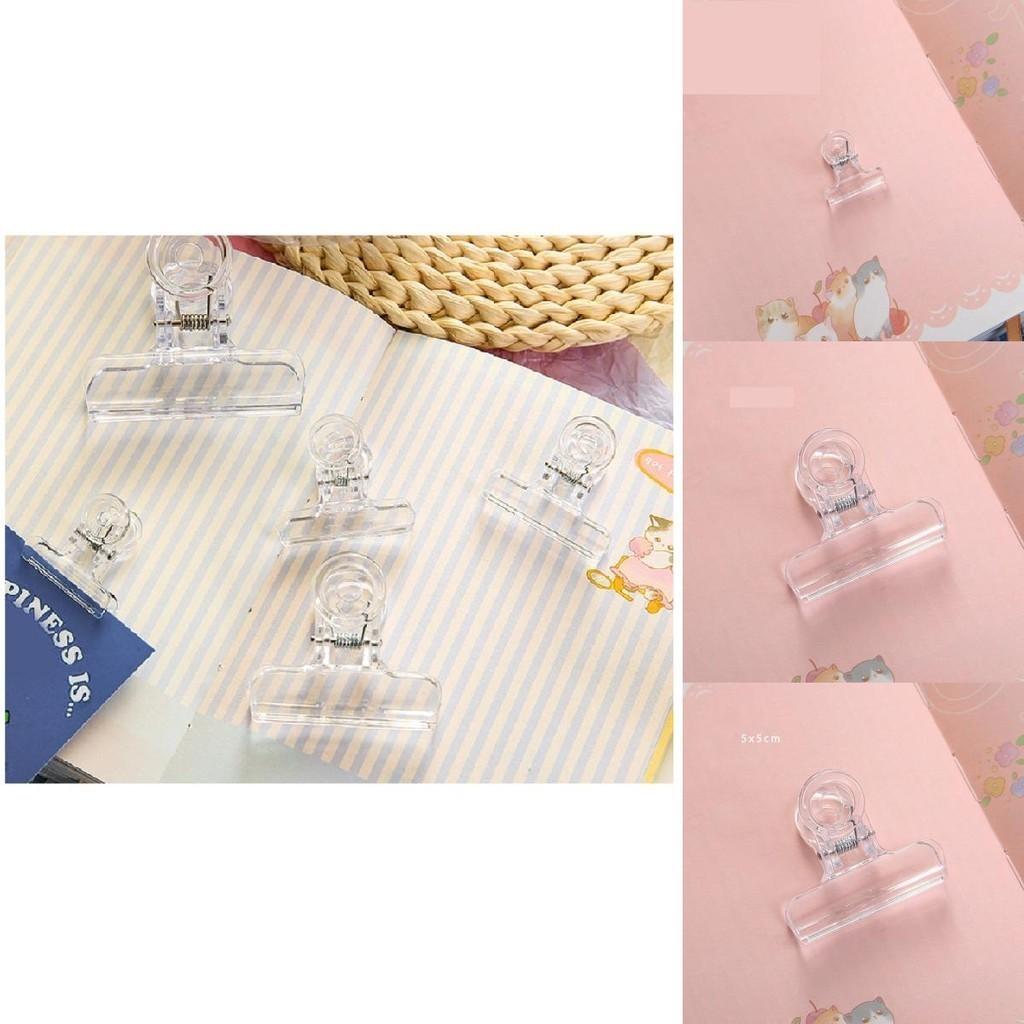 Multi-function Transparent Long Tail Clip Ideal For Binding And Sorting Files Efficiently