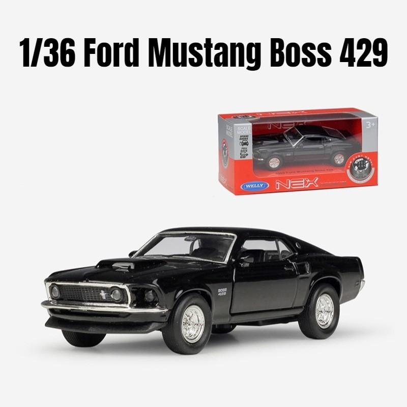 Alloy Car Model Ford Mustang With Inertia Control Design For Play And Display