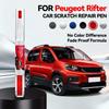 Car Paint Repair Pen For Peugeot Rifter Paint Scratch Repair Accessories Black Grey Red Sliver Morning Blue