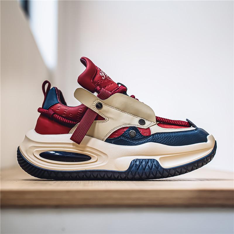 Men's Shoes Spring and Autumn Sports Men's Casual Shoes Four Seasons Leisure Sports Leather Shoes for Men 39-44