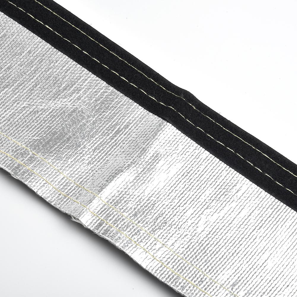Aluminized Metallic Heat Shield Sleeve Insulated Wire Hosean Be Used To Weave Steel Wire, Tubing, Plastic Pipe, Wire Harness, Ai