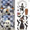Versatile Classic Halloween Party Diy Witch Stickers Skeleton Ghost Window Wall Decals Decor