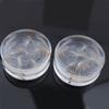 Dandelion Acrylic Ear Plug Gauge Expander Stretcher Flesh Tunnel Piercing Body Jewelry 10-25mm