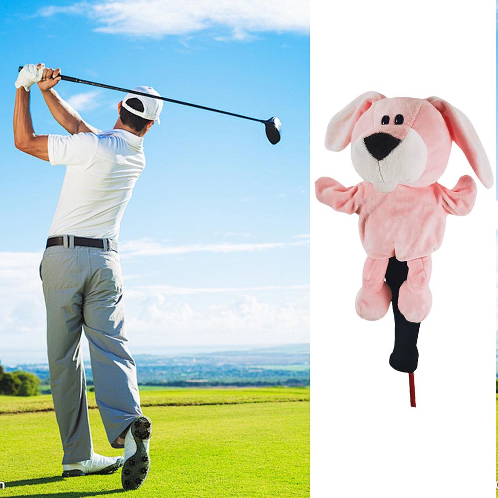 Durability Plush Golf Wood Driver Cover Unique Animal Golf Club Headcover for Wood Driver Clubs