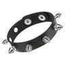 Punk-Stil Nieten Nieten Statement Armband Mehrlagig Herren Leder Armband