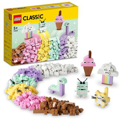 LEGO Classic Idea Parts (Pastel Colors) 11028 Toy Block Present Educational Creative Boys Girls Ages 5+