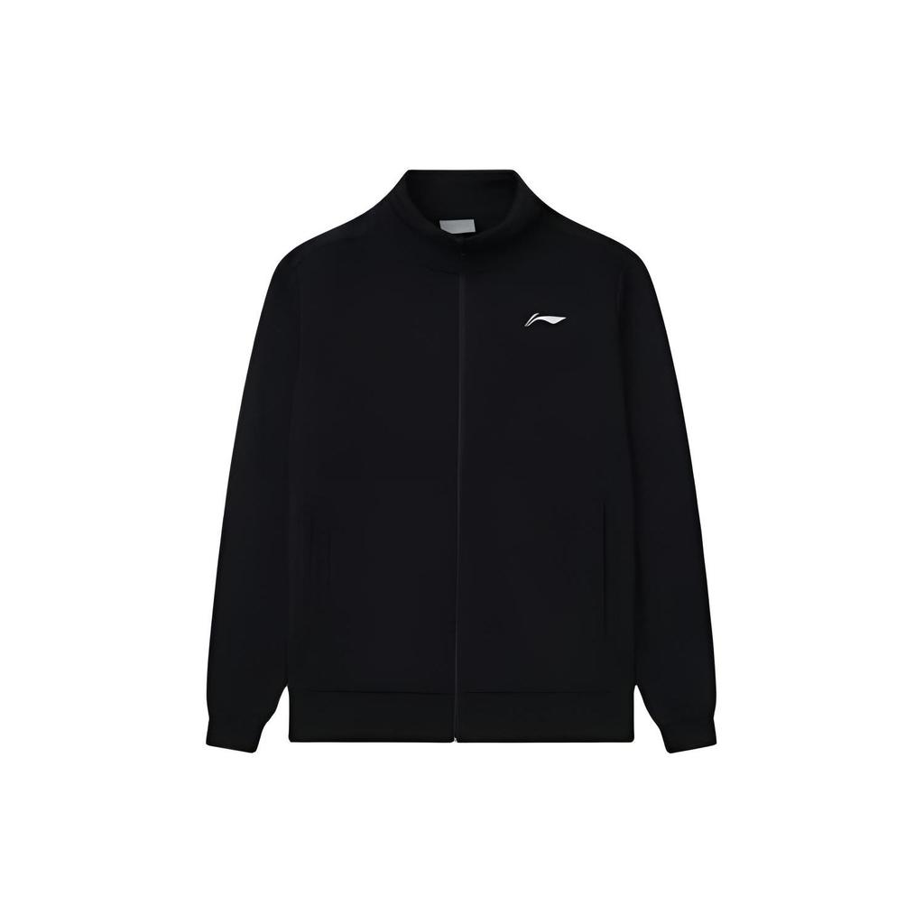 Li Ning Stand Collar Loose Jacket Men Jackets Black AWDRB23-1