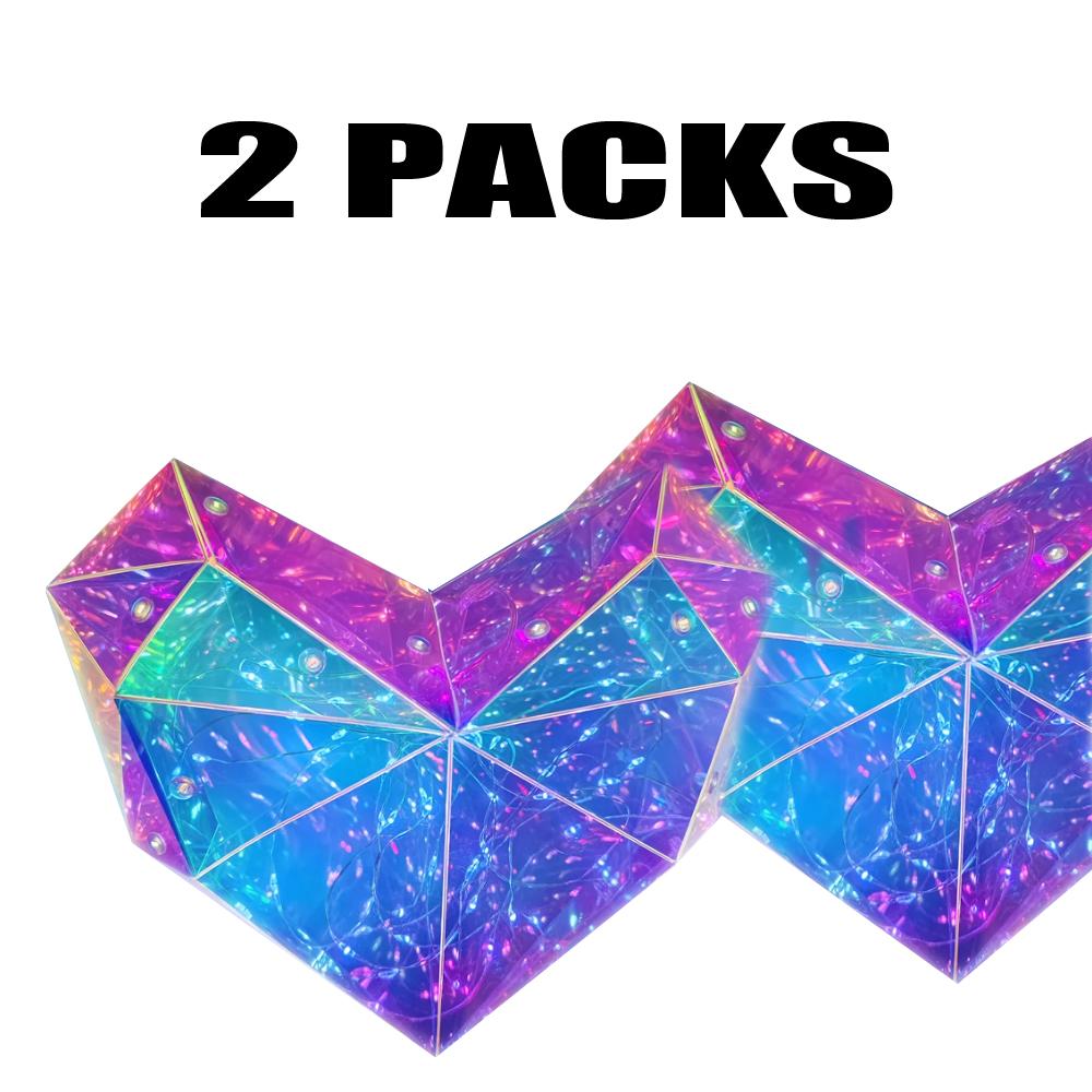 

2Pack Luminous Christmas Lighting Love Heart-shaped USB Indoor Atmosphere Decoration Birthday Valentine s Day Festival lights