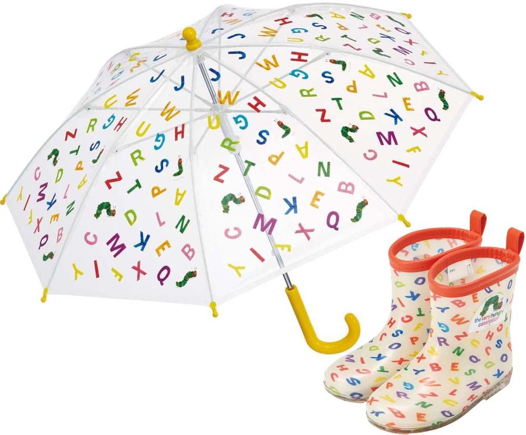 Skater Kinderregenstiefel, Raupe Nimmersatt Alphabet-Druck mit Reflexband, 16cm, RIBT16-A