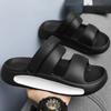 Fashion Beach Men's Shoe Platform Slides Outdoor Eva Comfortable Fun Low Price Designer Luxury Rubber Elegant Y2k Original Male Slipper