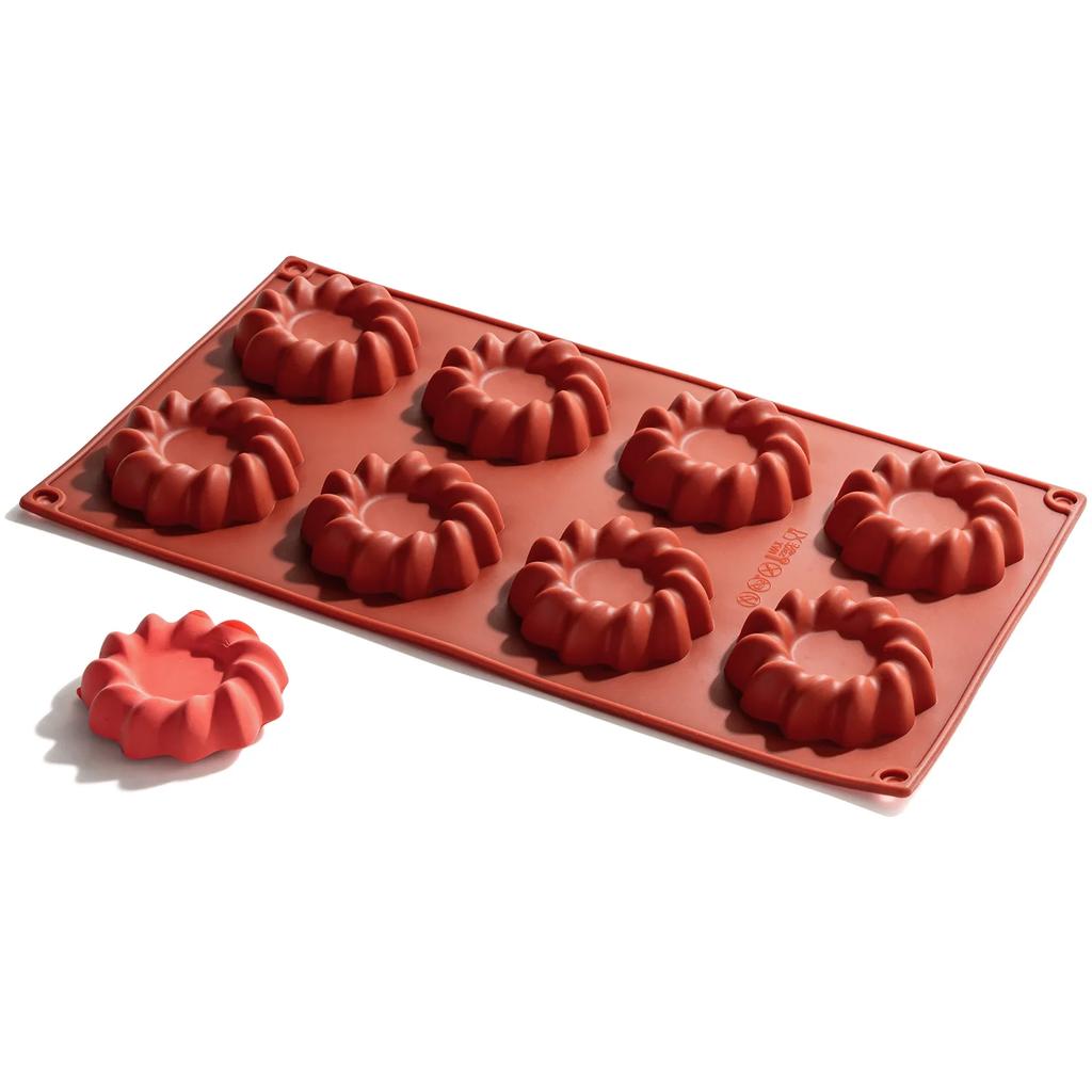 12 dutinová oválna forma na savarín mydlová forma muffinová forma na cupcakes silikónová forma na želé polymérová hlina remeselná umelecká DIY kuchynské pečenie nástroje