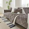 Solid Color Non-slip Sofa Cover Thicken Soft Plush Sofa Cushion Towel for Living Room Furniture Decor Slipcovers Couch Covers