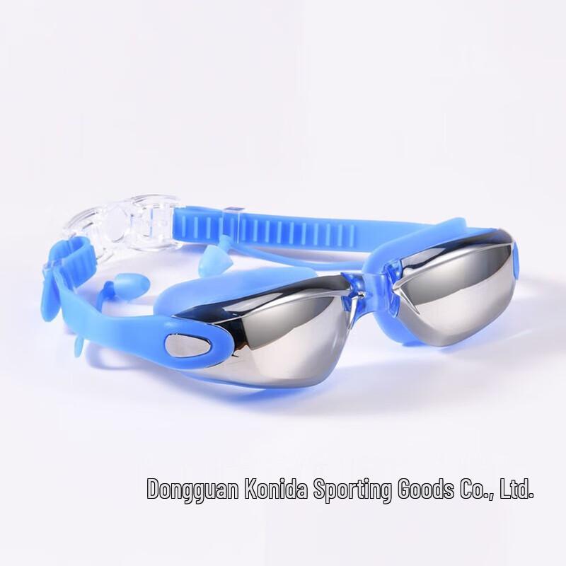 KND Adult Myopia Swim Goggles with Integrated Earplugs