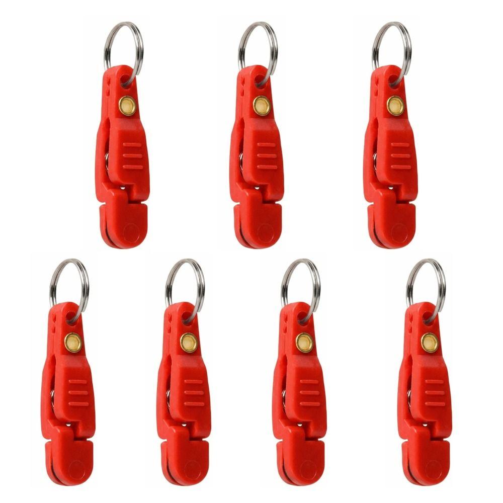 7PCS Lighteright Snap Release Clip ABS Line Clip Snap Portable Heavy Tension Snap Trolling Fishing