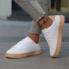 Autumn 2025 Women's Premium White Leather Sneakers