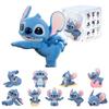 TOP TOY Disney Stitch Series Gachapon Blind Box Figure Soft Vinyl PVC Premium Toy Birthday Gift for Disney Character Collectors "Genki Yoga" [1 Piece]