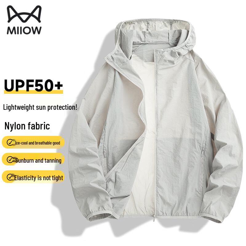 MiiOW UPF50+ Ice-Feel Hooded Sun Protection Jacket XL