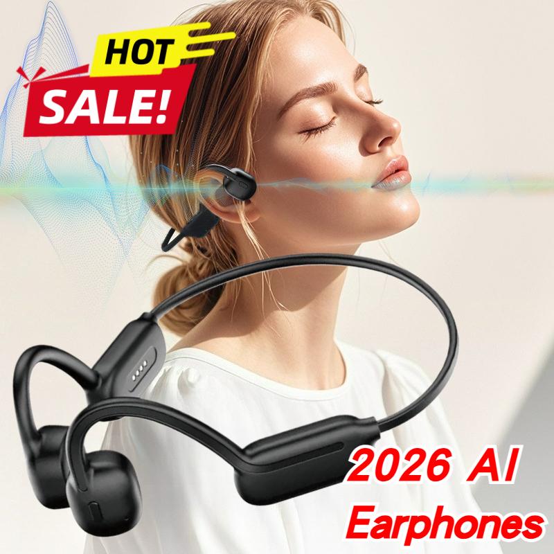 AI IPX8 Waterproof Bone Conduction Earphones 32GB Built in MP3 Player Wireless Bluetooth Headphones for Swimming Running Gym