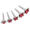 1 Satz Positionierungs-Holzbearbeitungs-Lochöffner-Set, Hartmetall-Flachbohrer, verstellbarer Scharnierloch-Reibahle 15-35mm
