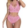 Premium Sense Women Sexy Lingerie Set Of Three See-through Comfortable Garter Pajamas