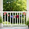 Yousheng Patriotic Garland Banner for 4th of July Decorations, Red White Blue Hanging Banner Bunting for Memorial Day, Veterans Day, Independence Day