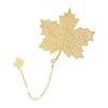 Maple Leaf Office Book Holder Retro Book Clip Chinese Style Vintage Metal Bookmark Leaf Bookmark Hollow Book Mark Bookmark