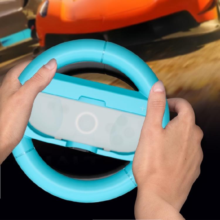 2Pcs Steering Wheel for NS2 Handle Controller Racing Game Wheel Ergonomic Handle Design Comfortable Long Play