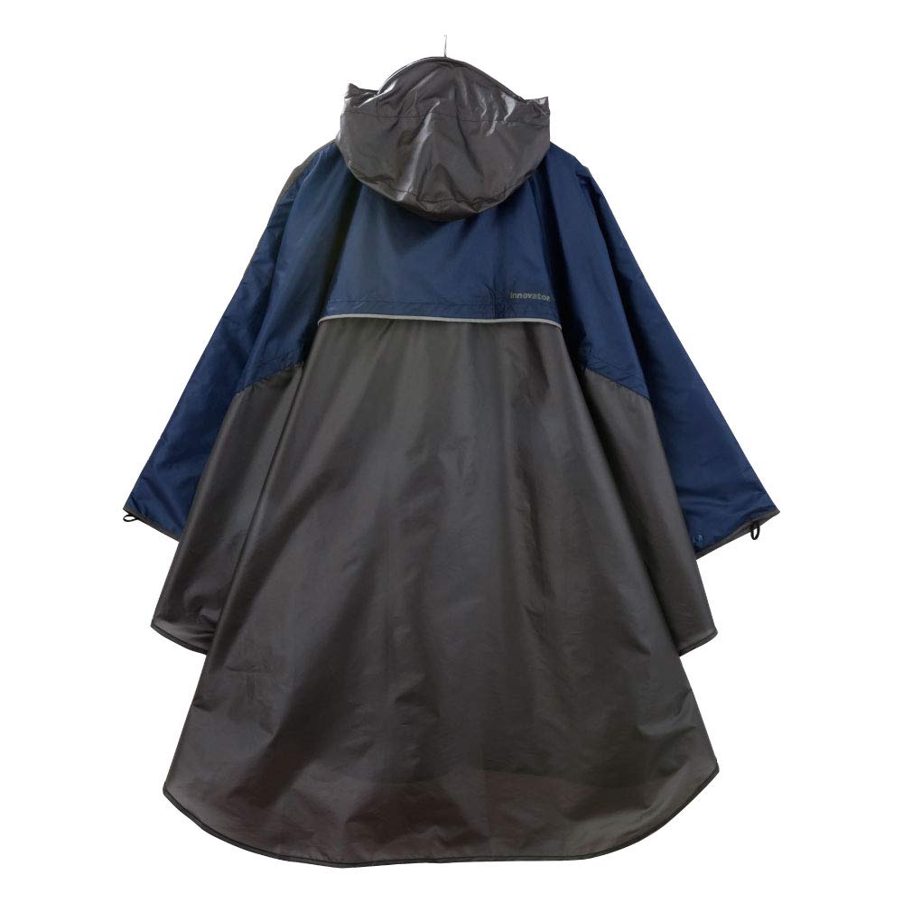 ogawa Innovator Rain One Size Fits Length Super Water for Watching Innovator 18489 Raincoat, Poncho, Gray, All, 103cm, Repellent, Waterproof, Cycling,