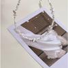 New light luxury butterfly broken silver bracelet Xiaohongshu same female niche versatile high-end fashion hand jewelry