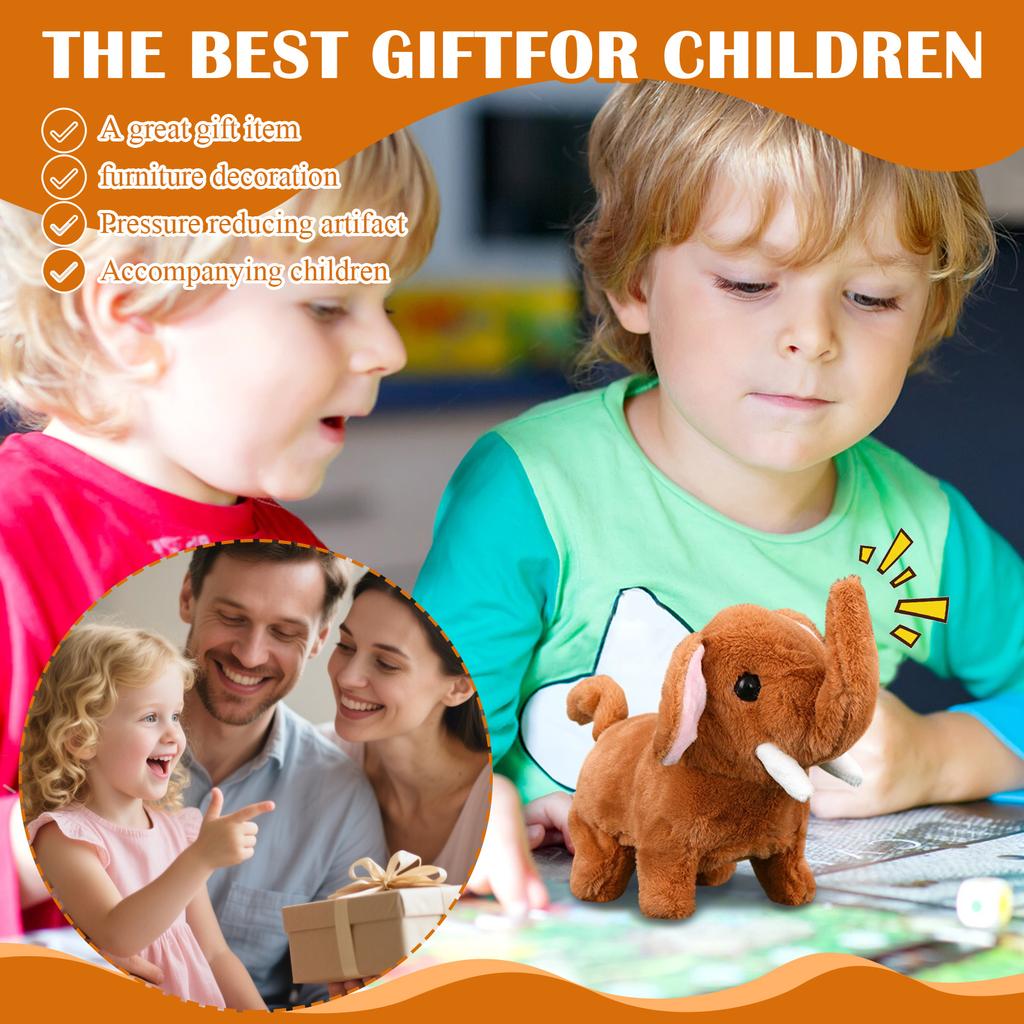 Simulation Electric Simulation Animal Plush Toy, Interactive, Can Walk, Call, And Move