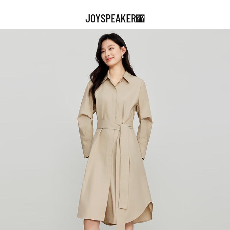 

JOY SPEAKER Women s Long Sleeve Midi Shirt Dress S